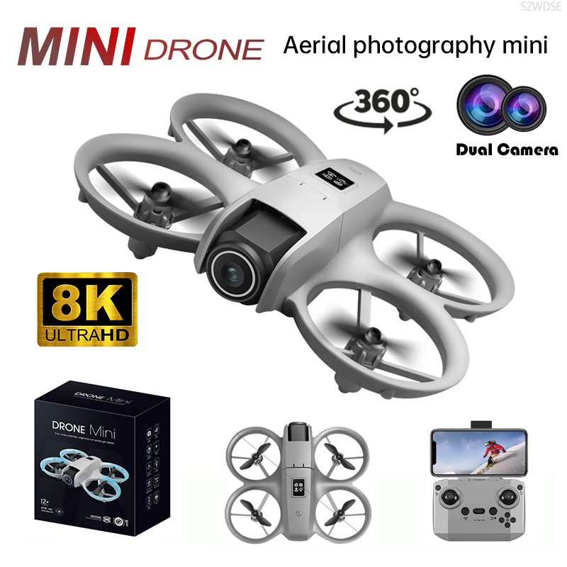 Drone Kit Professional - Mini-Drohne mit professioneller 8K-Kamera, 5G-WLAN-FPV-UAV mit