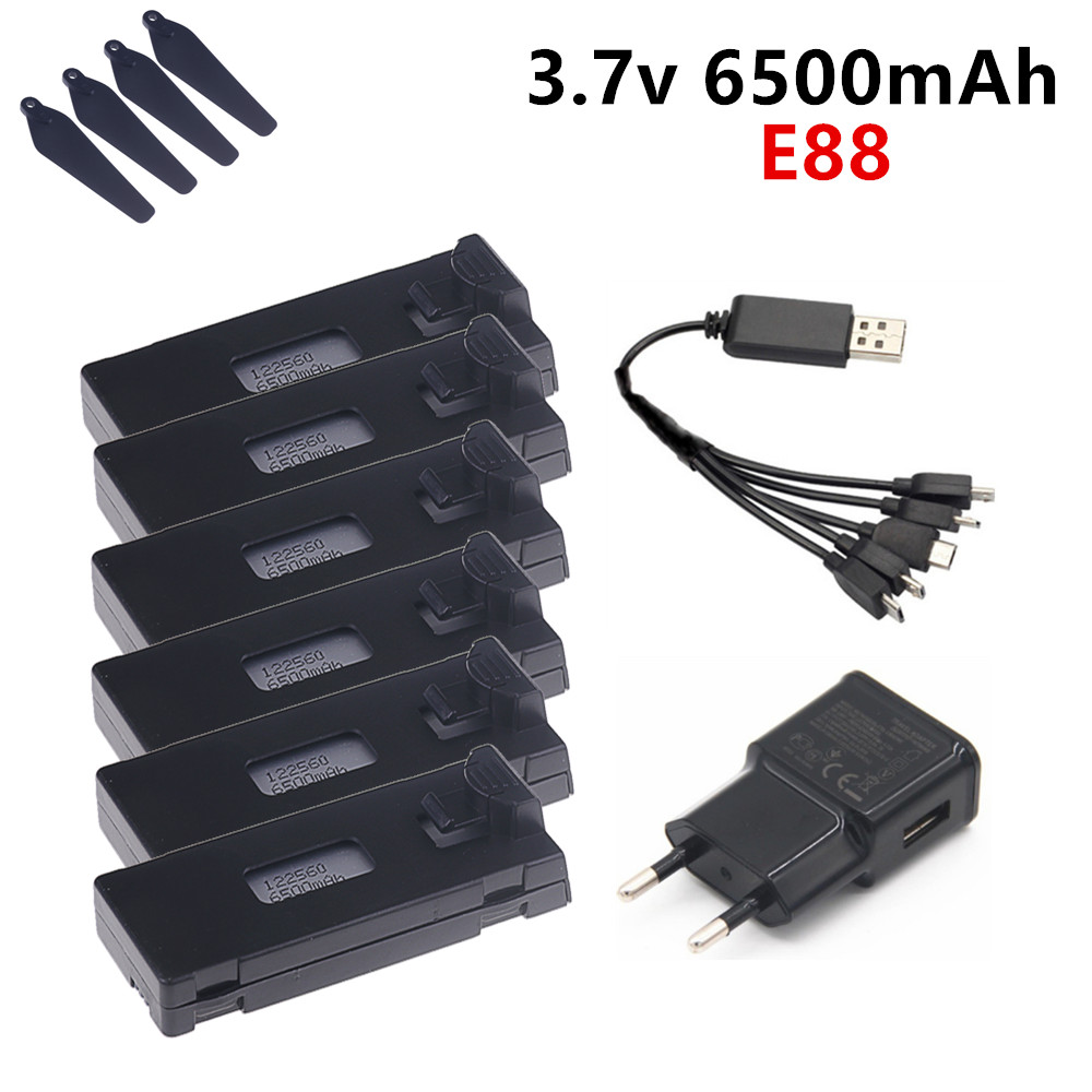 3,7 V 6500 mAh Lipo Batterie F – Eachine Drone E58 Bewertung und Preis