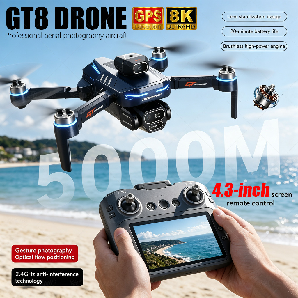 NEUE GT8 HD RC-Drohne 4K Profe – Drone Kit Professional Bewertung und Preis